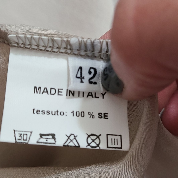 NEW Stunning Italy Jo No Fui Designer Silk Blouse - Picture 9 of 10